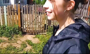 I Accidentally Met This Country Beauty After School And Fucked Not Far From Her Home